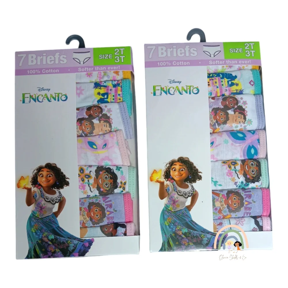 (2 Packs)-2T Toddler Girls Disney Encanto Briefs Underwear